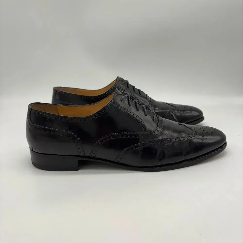Salvatore Ferragamo black leather